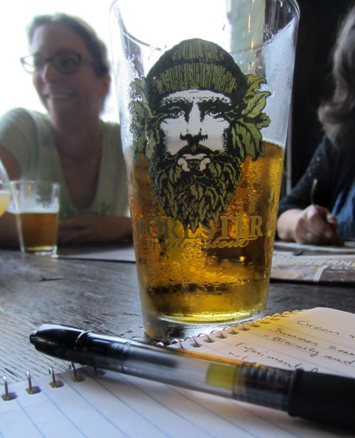 Green Man Pint Glass