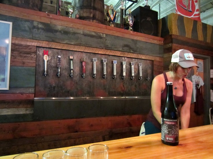 The tap selection at Hi-Wire.