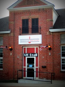 The front entrance to the brewery.