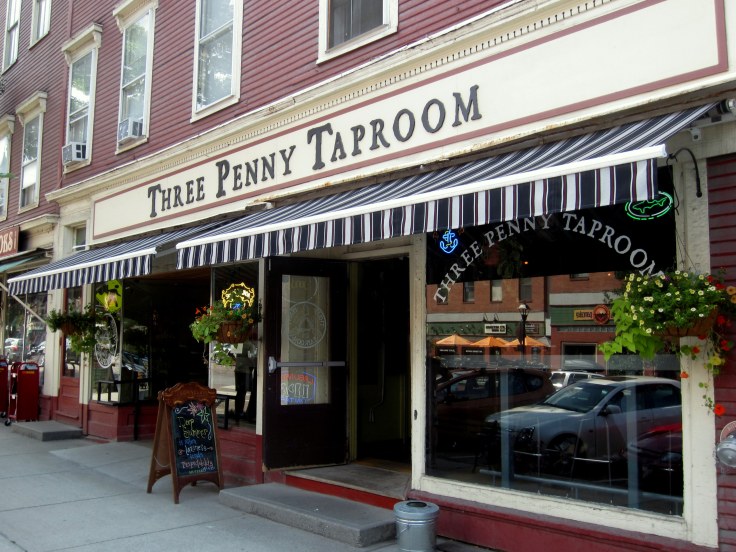 The Three Penny Taproom, inside awaits hop goodness.