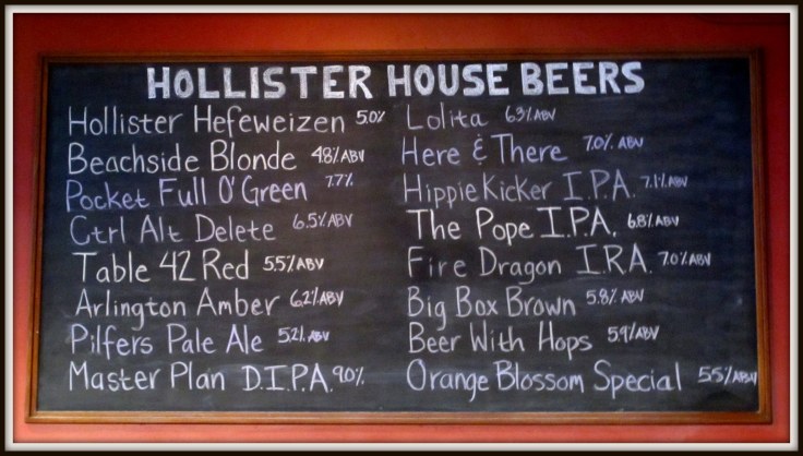 Hollister Menu
