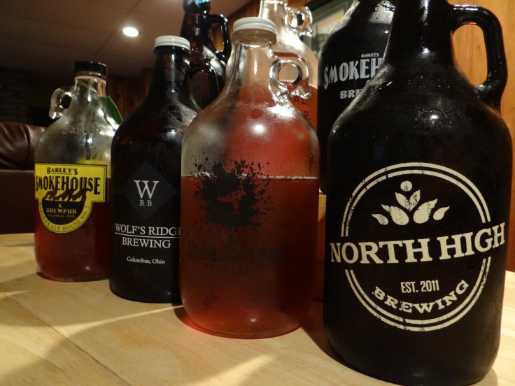 Growlers of IPA