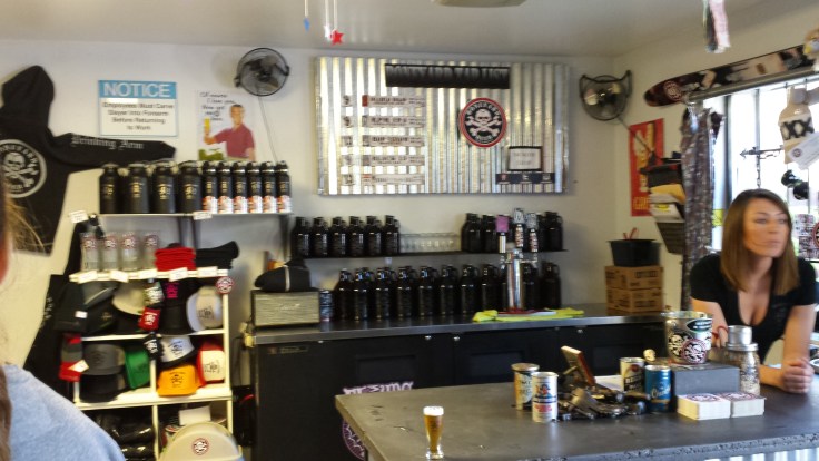 The taproom at Boneyard.  