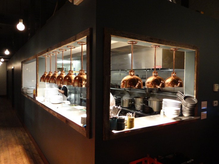 The kitchen at Wolf's Ridge.