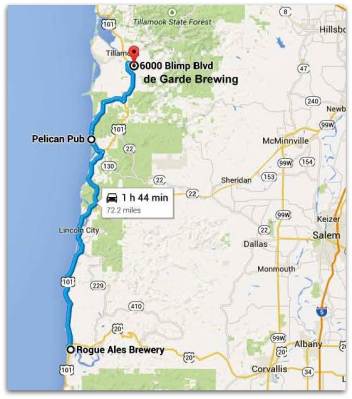 My journey up the Oregon coast.