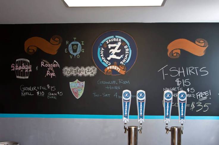 The original Zauber space, when it was just growler fills (thanks to Cheryl Harrison for photo)