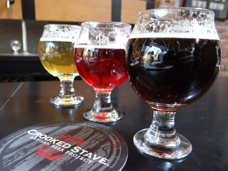 Left to right: Surette, Vielle with cranberry and spice, and St. Bretta Winter.