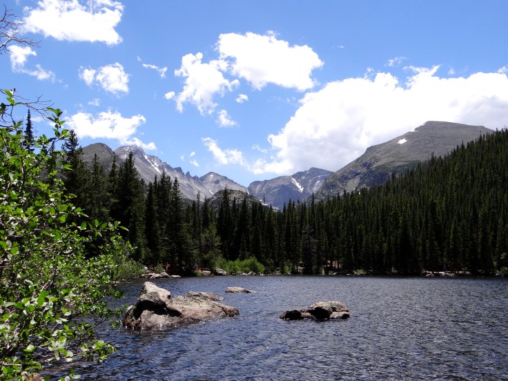 Early afternoon at Bear Lake inside of Rocky Mountain National Park.