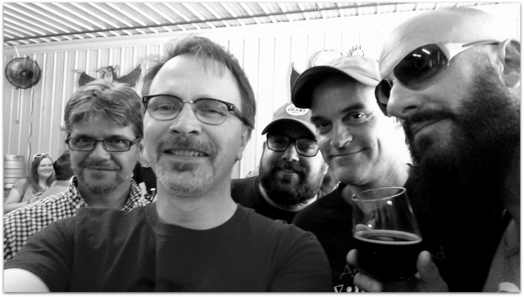 I'm not sure if real spies take selfies, but now that we are out of harms way I can identify the team. From left to right: Hans, myself, Josh, Ted and Mark.