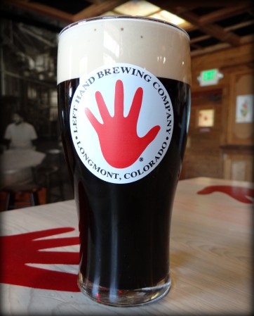 The creamy, chocolaty goodness of Left Hand Milk Stout on nitro. 