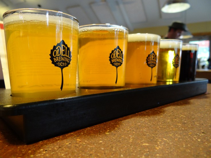 Happiness is dispensed four ounces at a time at Odell Brewing.