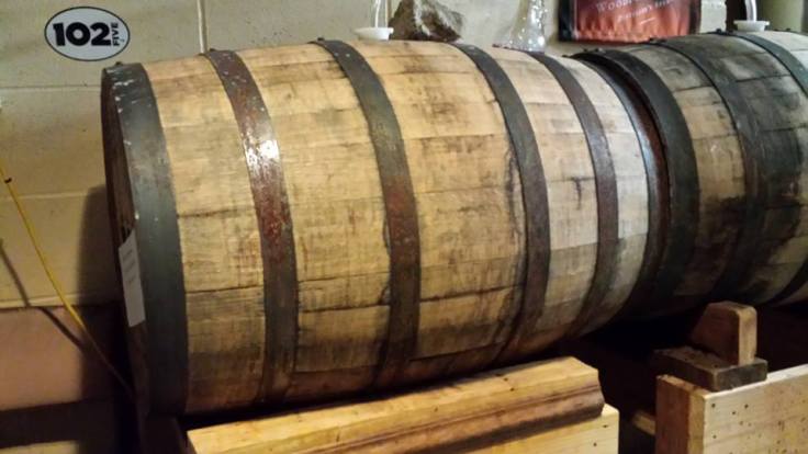 Barrels of Bourbon Meyer age patiently in the basement. It's Bourbon Meyer season so don't let this year pass you by without trying this special treat.