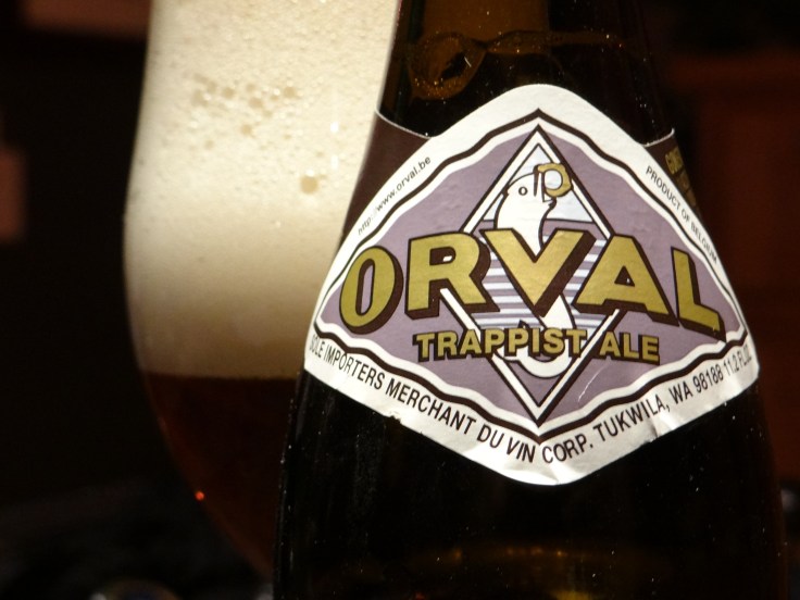 Orval Label and Glass