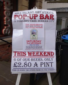 Pop up beer festival